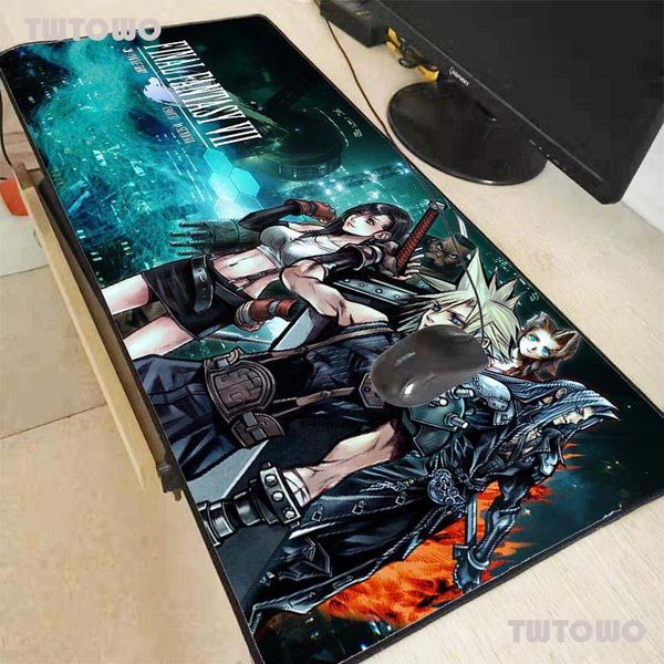 Mouse Pads Bilek Rests Final Fantasy Gaming Pad Gamer Bilgisayar Mousepad Back Lit Mause Masa Klavye Mat için Büyük