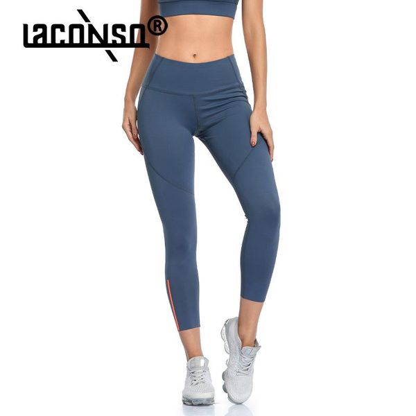 

yoga outfit laconso spot-nude fitness pants womens high-waist sports leggings wear morning running peach buttocks