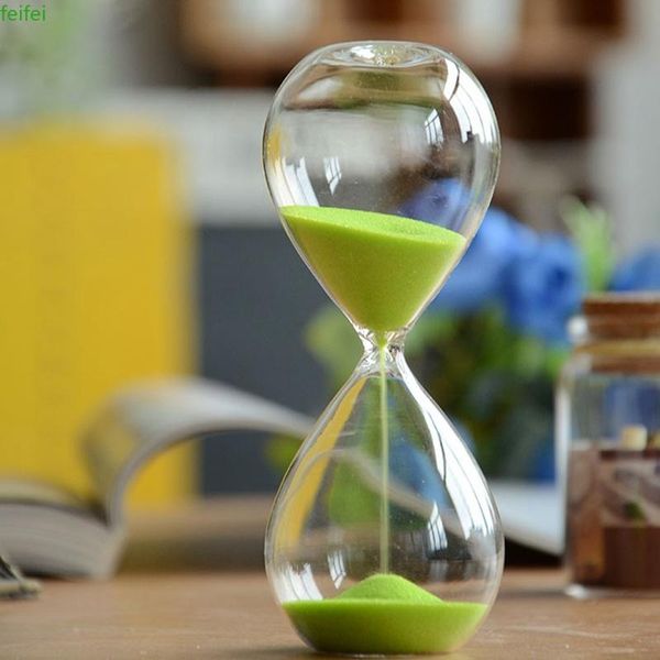 

other clocks & accessories fashion sand hourglass 5 minutes sandglass time counter count down timer glass clock creative gift home decor col