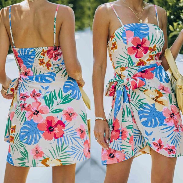 

women's clothing dresses new floral print strap dress, Black;gray