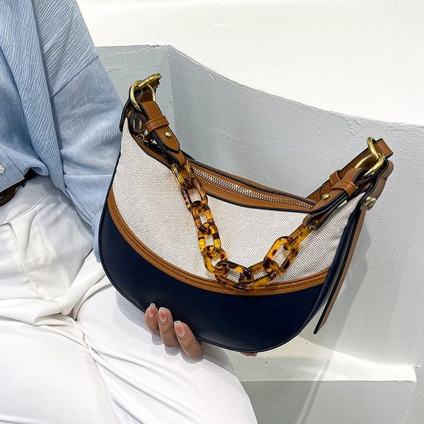 

evening bags original brand chain handbag 2021 fashion underarm bag canvas shoulder