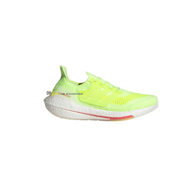 

wmns ultraboost 21 hi-res yellow running shoes ultra boost mens womens shoe sneakers fy0398