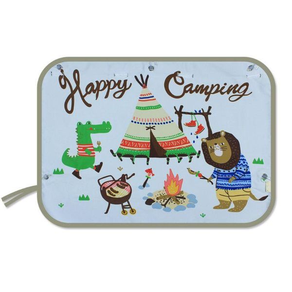 

stroller parts & accessories 70*50cm children car side window sunshade cartoon curtain sun visor uv protection for boys kids cars rear cover