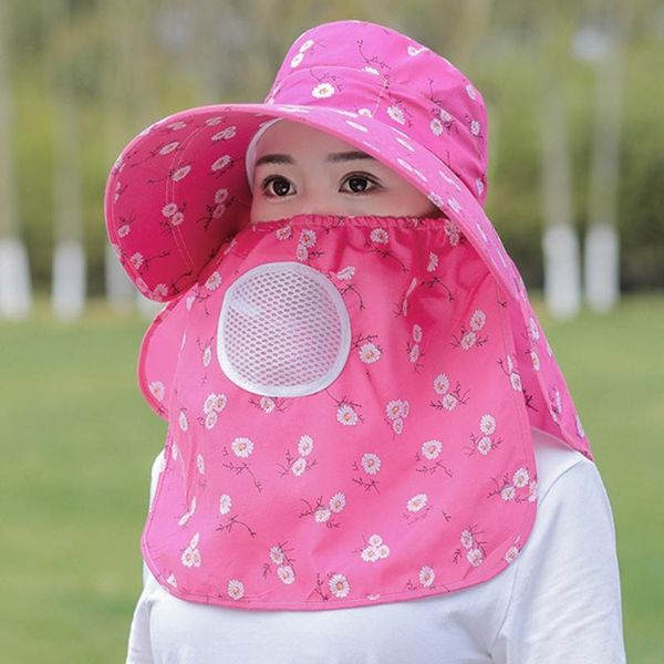 

wide brim hats 2022 summer for women sun hat with breathable suncreen outdoor bicycling beach cap visor sunhat female, Blue;gray