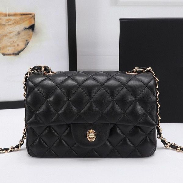 

shoulder bags luxury designer women's bag brand handbags 2021 caviar lambskin genuine leather female messenger lady classic flap