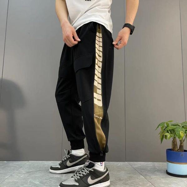 

men's pants uncle maruzi 2021 spring and summer leisure printed, Black
