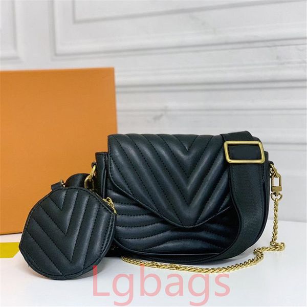 

m56468 new-wave multi-pochette handbags fashion crossbody waist bag classic 2-pieces sets totes women chain purses designers shoulder bags