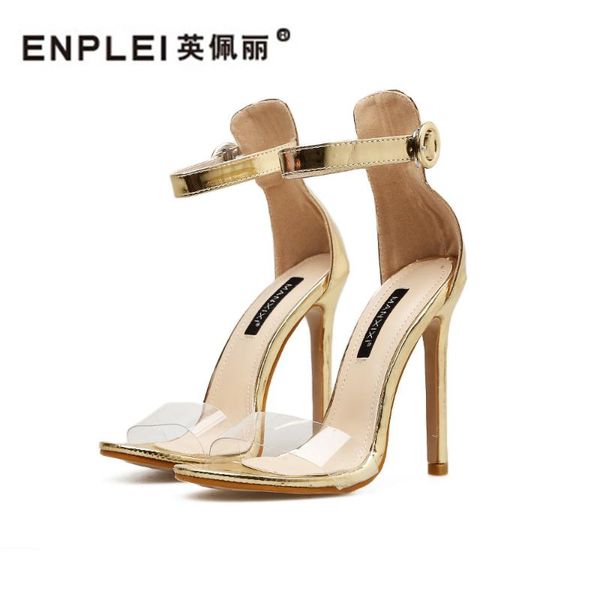

sandals prom wedding shoes women high heels pu lady bridal party pump heel height 11.5cm, Black