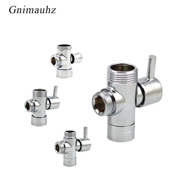 

water separator function switch adapter control g3/4"g1/2" 3 way connector showerdiverter brass valve for toilet bidet shower bath