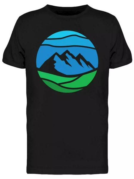 

Mountain Tee Men's -Image by Shutterstock, White;black