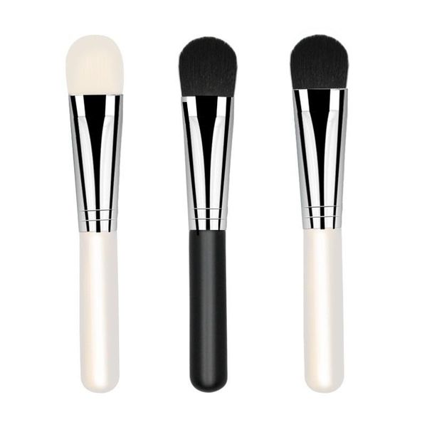 

makeup brushes white black professional soft face mask brush silicone gel diy cosmetic beauty tools skin care