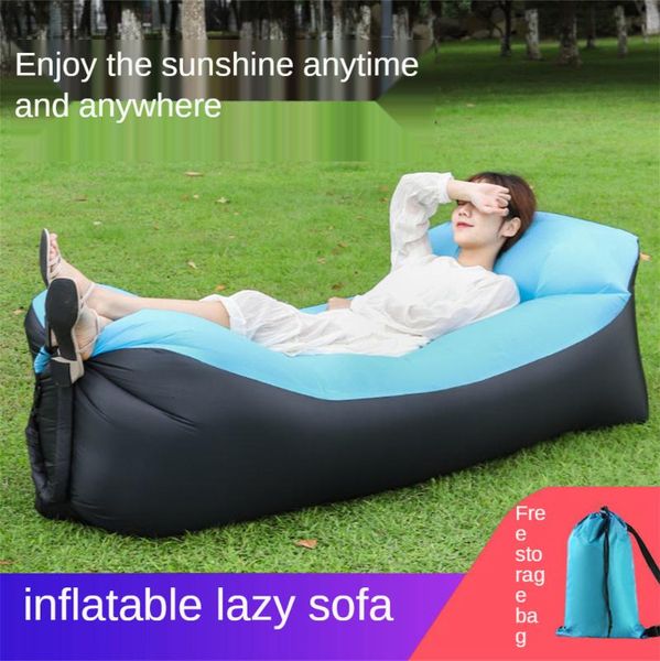 

sleeping bags quick-folding camping bag waterproof inflatable sofa cushion bed beach recliner lazy