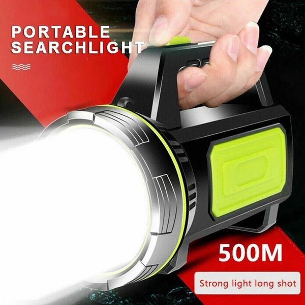 

flashlights torches 500m high power powerful led portable searchlight rechargeable spotlight hunting lamp camping outdoor lightin