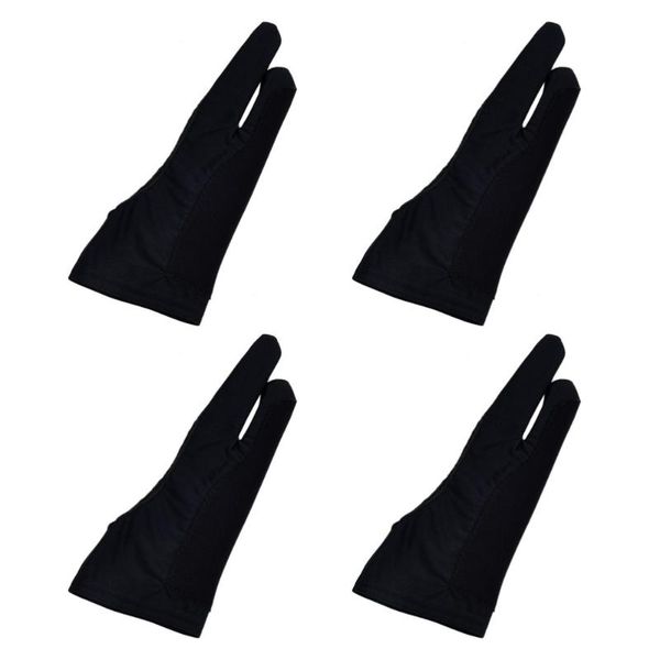 

refills 4pcs two finger anti touch paper sketching birthday gift, Black;red