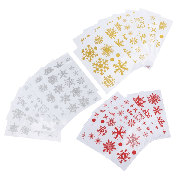 

window stickers 27pcs decorative door decal removable showcase xmas sticker