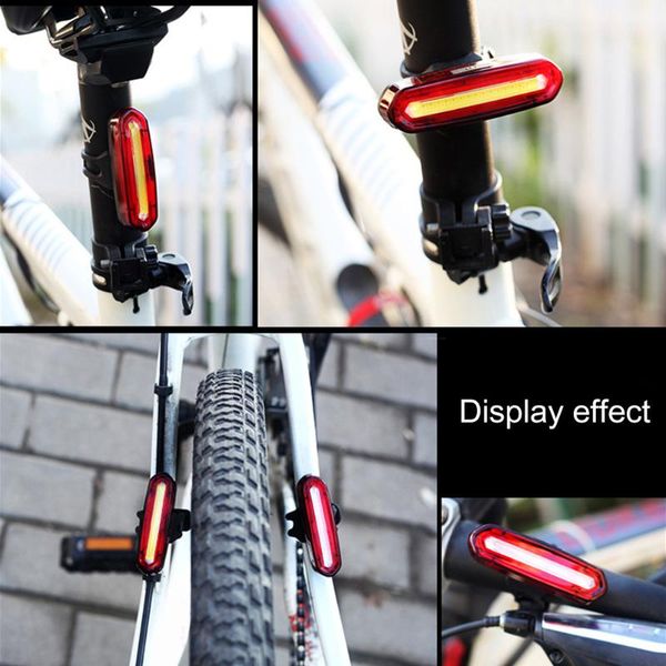 

bike light usb rechargeable led taillight bicycle tail lamp cycling accessories lights