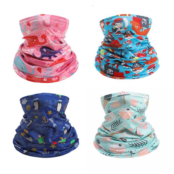 

magic riding summer headscarf outdoor children's cartoon print sunscreen ice silk sports mask