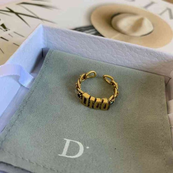 

70% off / ring, color diamond, hollow out, fashion and versatile ftdw, Golden