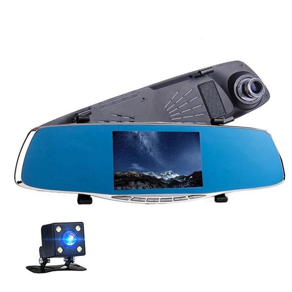 

car rear view cameras& parking sensors 4.3" dvr dash camera video recorder 1080p full hd loop recording night vision 170 Â° wide angle d