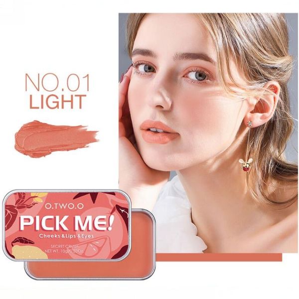 

o.two.o multi-use makeup set 3 in 1 lipstick blush soap eye shadow palette waterproof long-lasting cosmetics 120pcs/lot dhl