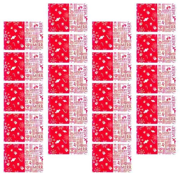 

storage bags 1000 pcs 1 set beautiful diy nougat wrappers lovely (red white)