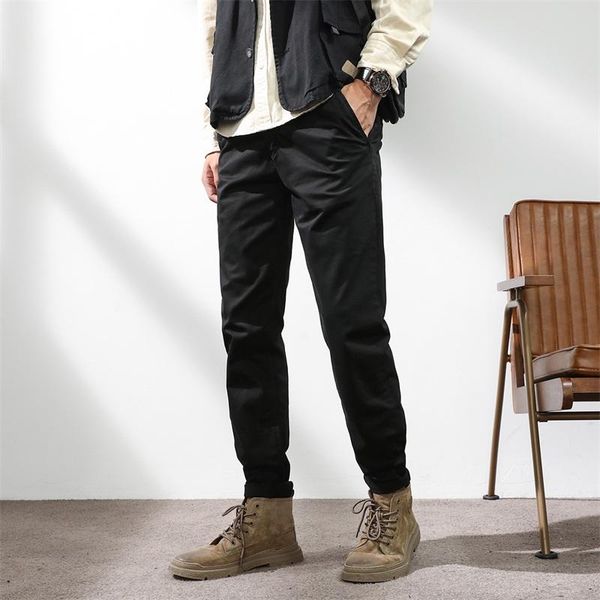 

men's pants mens military tactical cargo men hip hop autumn spring jogger sweatpant male solid color trousers fashion sweatpants, Black