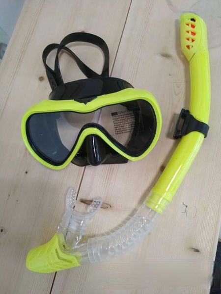

large frame mask diving glasses breathing tube suit snorkeling equipment masks