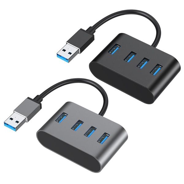 

hubs 2021 usb 3.0 2.0 hub 4 port multiple expander splitter, plug and play