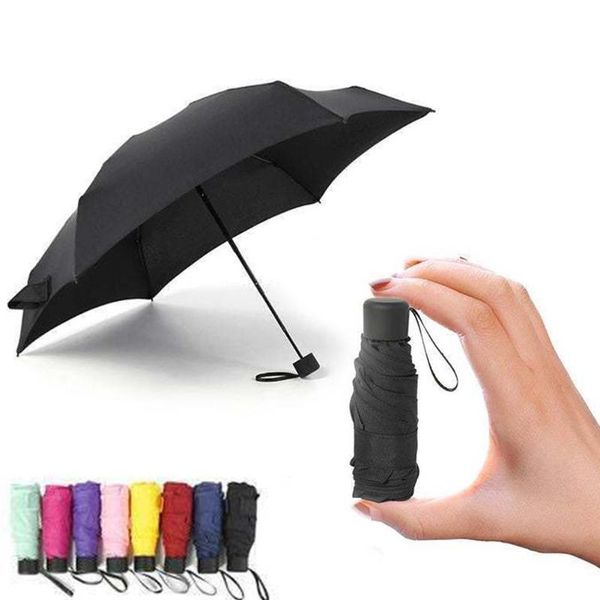 

umbrellas mini pocket parasol folding anti-uv light rain sun small umbrella