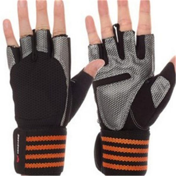 

wrist support workout glove for women men training with fitness exercise weight lifting gym, Black;red