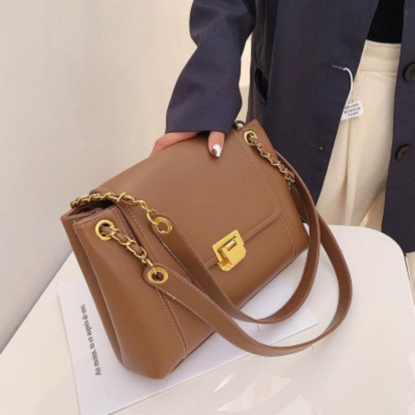 

shoulder bags 2021 women's brand travel large capacity storagebag female fashion atmospheric shoulderbag messengerbag solid color handb