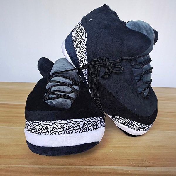 

weÂ·feel design waterproof light weight warm women indoor slippers, Black