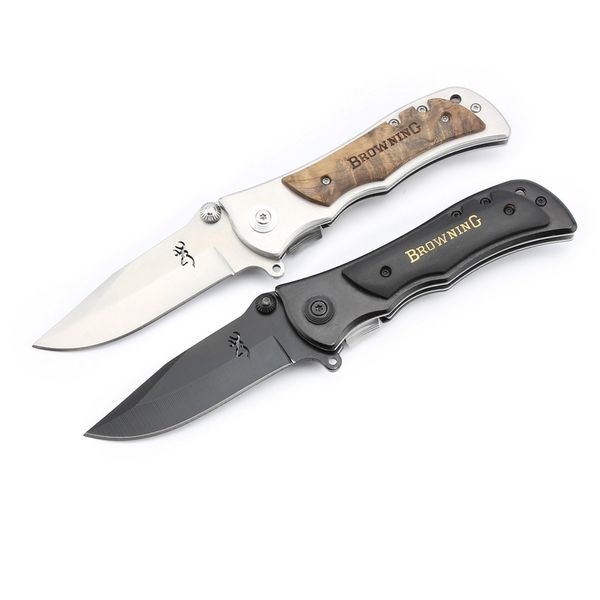 Browning-339 Taktik Katlanır Bıçak Flipper Abanoz Kolu Palet Kamp Avcılık Survival Cebi