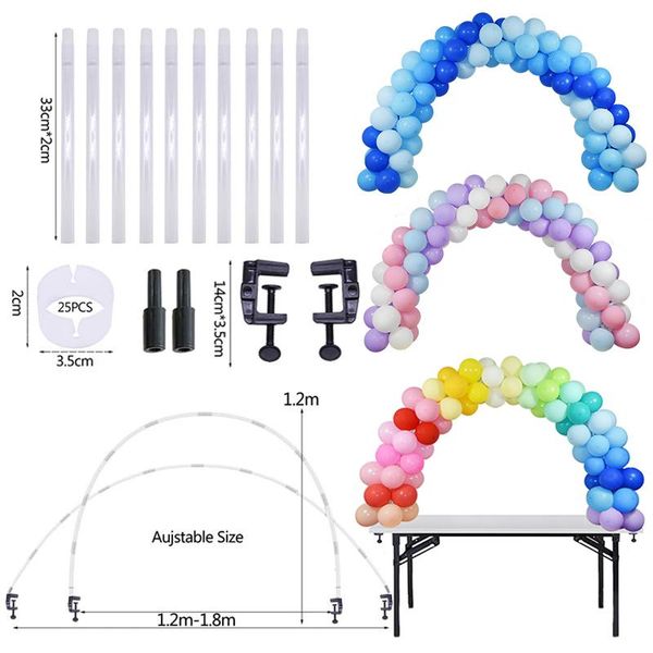 

party decoration balloons holder column stand birthday balloon chain table arch kits ballon accessories for wedding