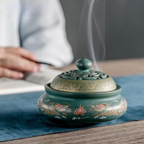

style ceramic incense burner is censer buddhist stick home teahouse deskdecoration fragrance lamps