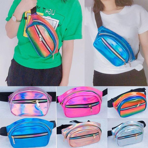 

waist bags travel fanny pack holiday money belt wallet mini pouch bag womens laser running packs