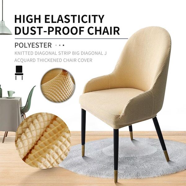 

meijuner corner curved shaped chair cover semi-circular armrest dining covers backrest one simple elasticity