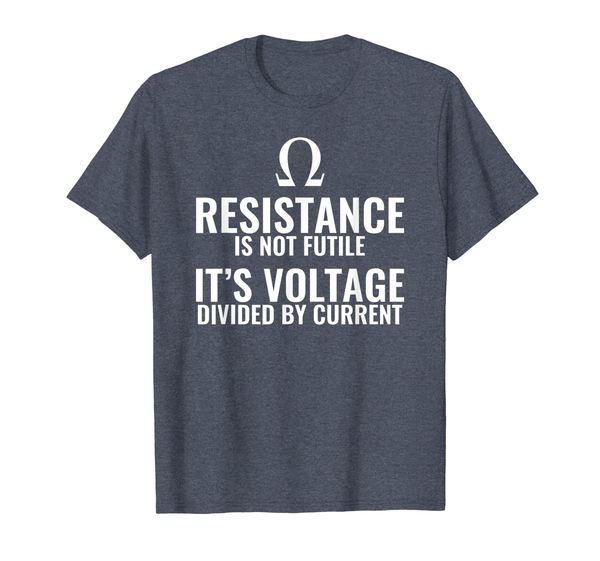 

resistance is not futile physics tshirt gift, White;black