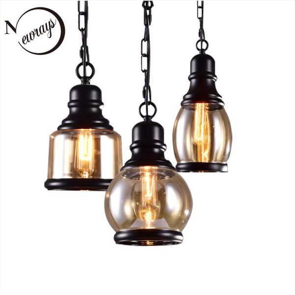 

modern industrial painted glass pendant lamp led e27 220v edison bulb light fixture for kitchen dining room bedroom cafe lamps