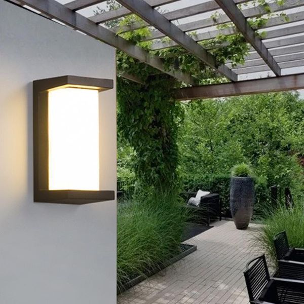 

waterproof led wall light night lamp yard street lawn decoration outdoor lamps
