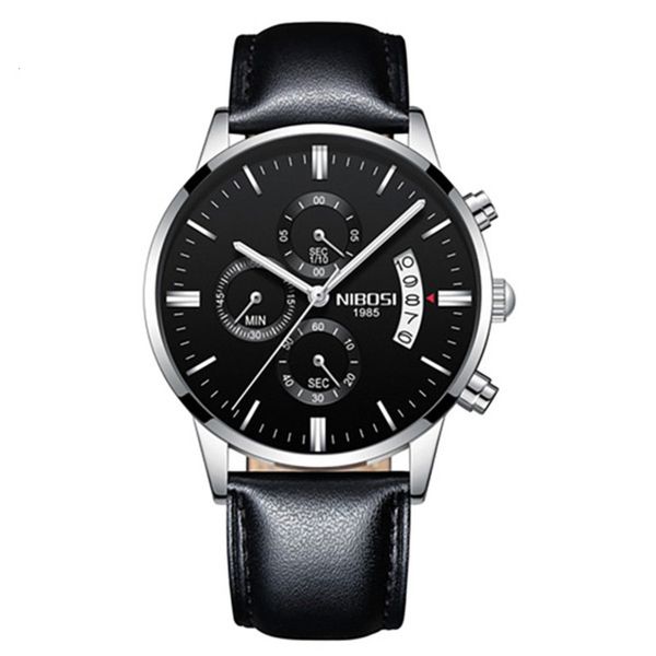 

7a+2021 montre de luxe relogio masculino men watches famous mens casual dress watch nibosi military quartz wristwatches mens watches swiss, Slivery;brown