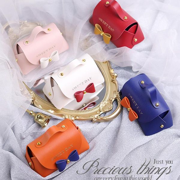 

gift wrap cute mini handbag box packaging leather bag shape wedding birthday favours candy bags party cosmetic girl