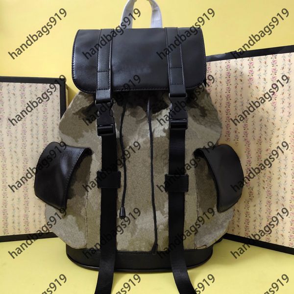 Mochila mochilas homens mulheres 2021 novo couro sacos casuais moda all-matchstitching padrão clássico flor folha prática grande capacidade grande escola saco