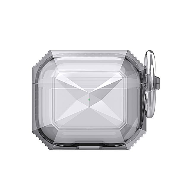 

for airpods 3 pro headset accessories 2in1 transparent shockproof earphone cases airpod 1 2 tpu anti-drop earpods protector cover with hook