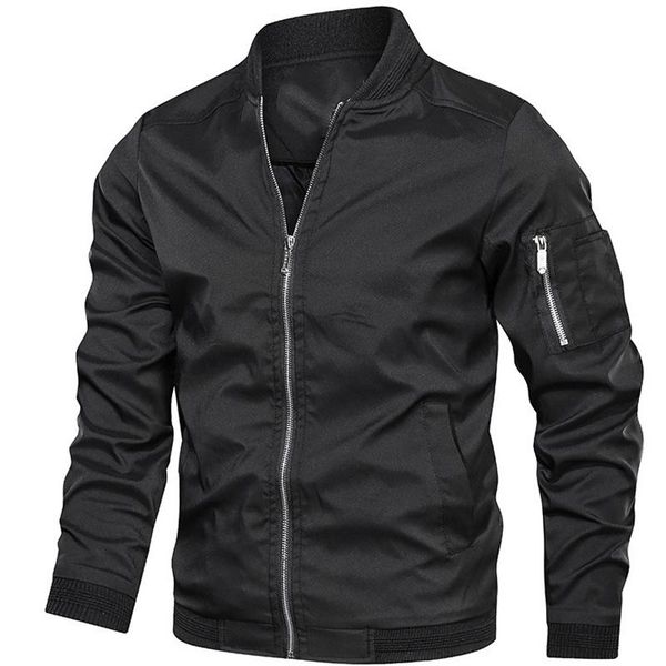 

2021outwear coat slim parka men's hooded fashion bomber jacket men autumn clothes size 6xl jaqueta masculina jackets, Black;brown