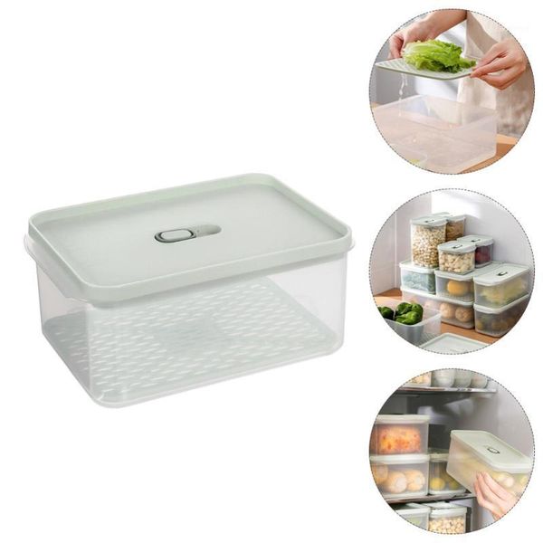 

1pc 1.4l fridge fresh box durable preservation kitchen storage