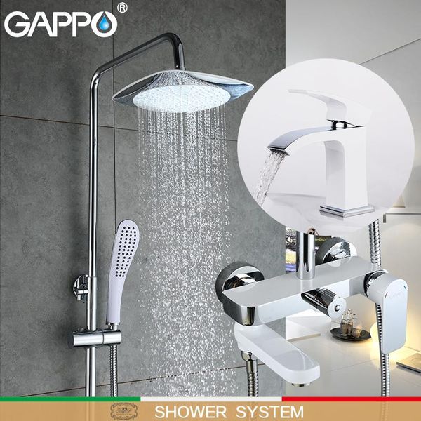 

shower faucets bath set bathroom mixer bathtub rainfall basin faucet system sets