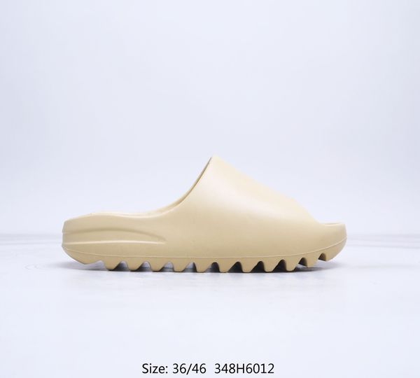

famous kanyes slides slippers mens womens platform sandals shoes sneakers desert sand slides resin fx0494 slipper slide sandal trainers size, Black