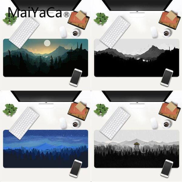 

mouse pads & wrist rests maiyaca simple design deep forest firewatch pad gamer play mats gaming mat xl xxl 700x300mm for dota2 cs go