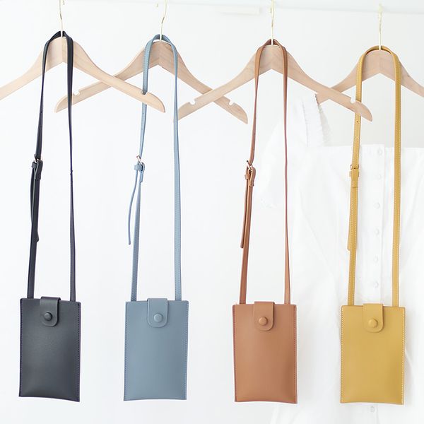 

hbp japanese literary small clear shoulder bag korean fashion casual vertical mobile phone bag retro simple slim
